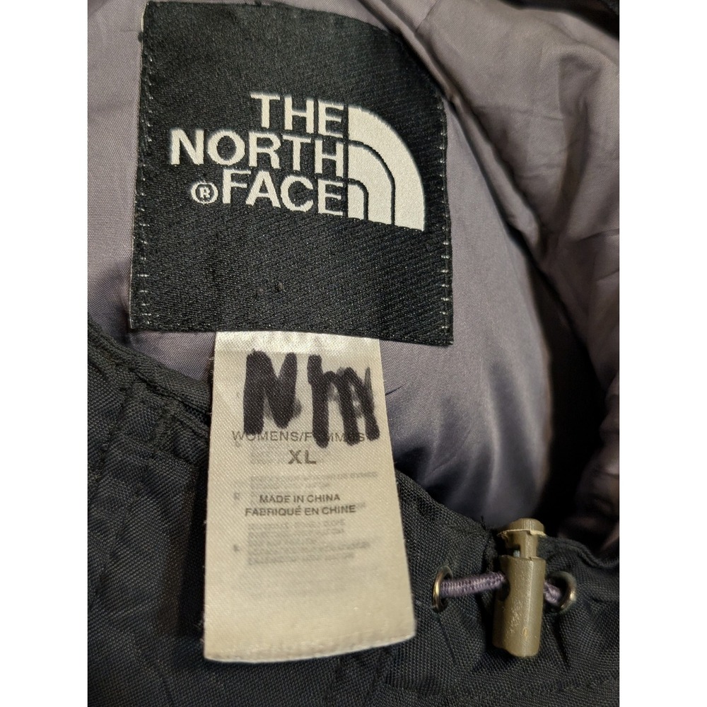 The North Face Womens XL Black 550 Fill Down Hooded Puffer Jacket‎ FYG7 AMA1 - Picture 7 of 8